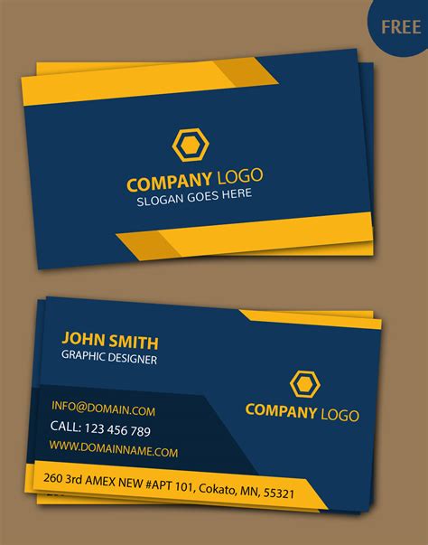 PSD Templates for Visiting Cards