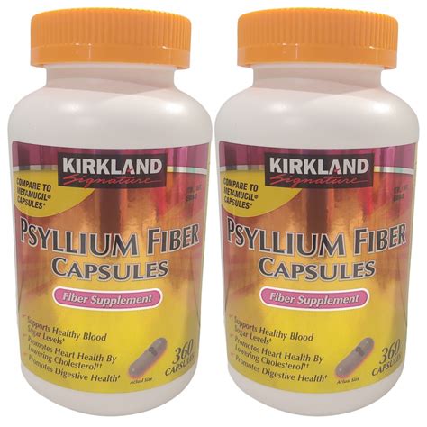 Psyllium capsules