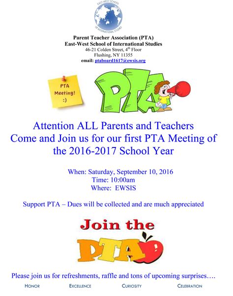 PTA Membership Flyer Templates