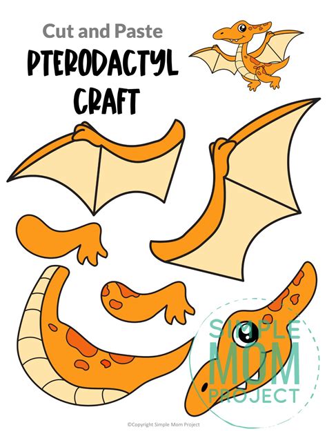 Pterodactyl Template for Kids