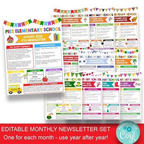 PTO Newsletter Template 3