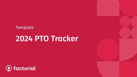 PTO Tracker Excel Template 2024