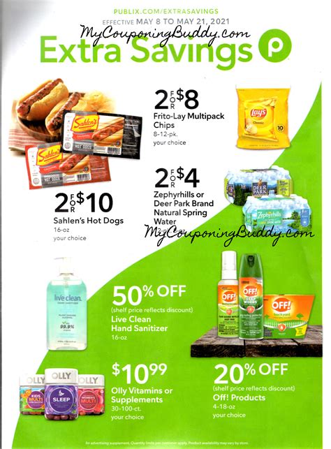 Publix Extra Savings Flyer Printable