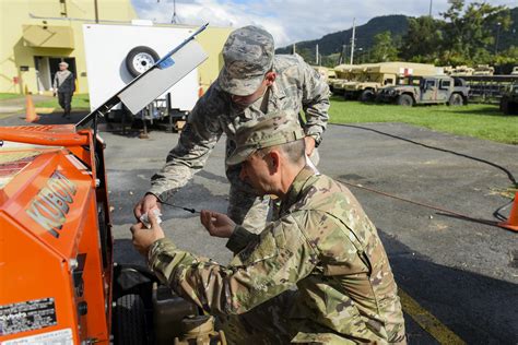 Guardia Nacional de Puerto Rico responding to an emergency