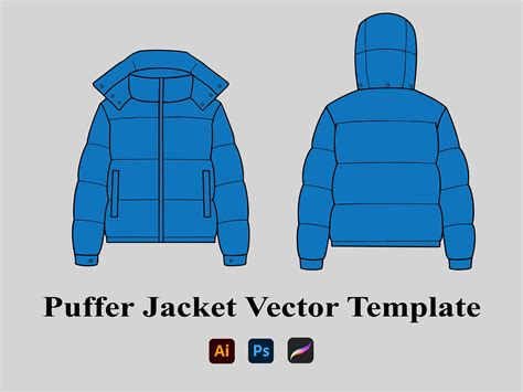 Puffer jacket template 1