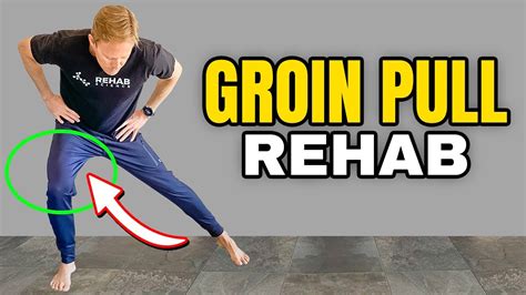 A person receiving treatment for a pulled groin muscle