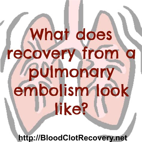 Pulmonary Embolism Recovery