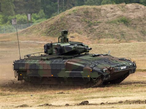 Puma infantry fighting vehicle in action