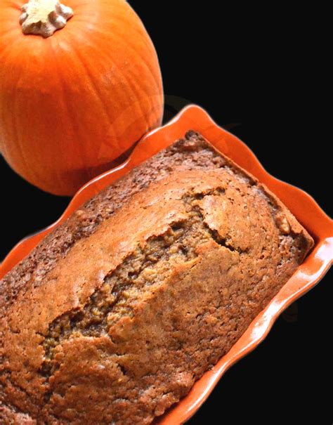 A loaf of pumpkin bread