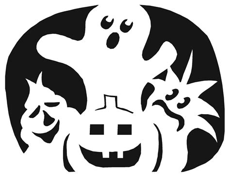 Pumpkin carving stencils templates gallery