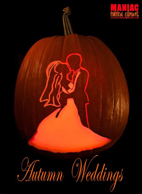 Pumpkin Carving Templates for Bride and Groom Gallery