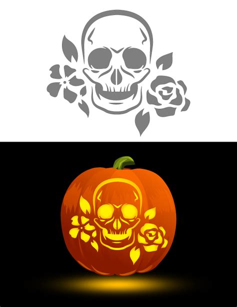 Pumpkin Carving Templates Skull Designs Gallery 6