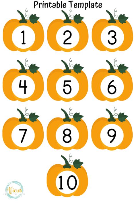 Pumpkin Counting Activity