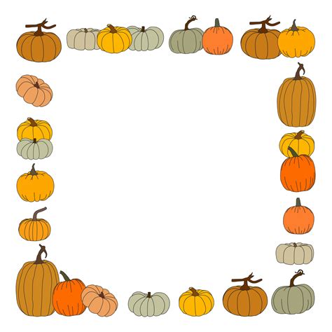 Pumpkin page border