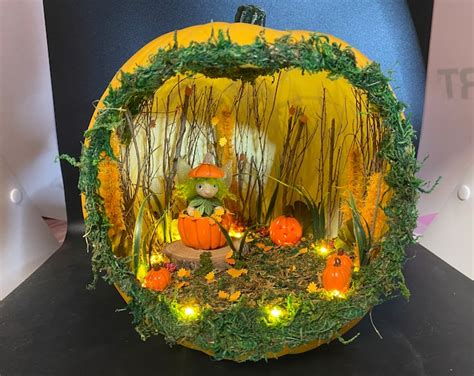 Pumpkin Patch Diorama