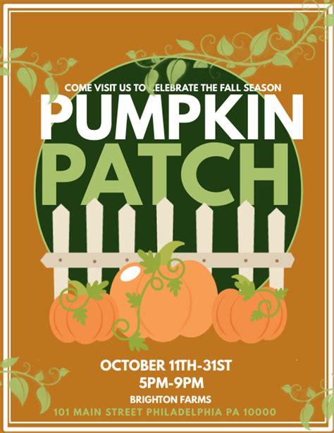 Pumpkin Patch Template