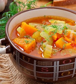 A bowl of pumpkin soup