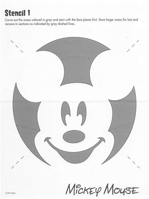 Pumpkin stencil templates