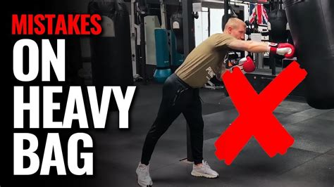 Punching bag mistakes