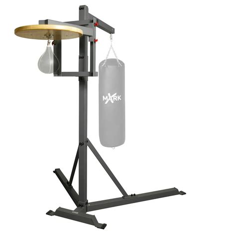 A selection of punching bag stands