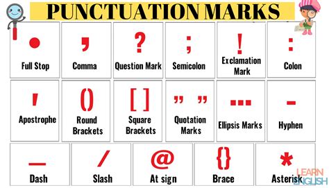 Punctuation marks