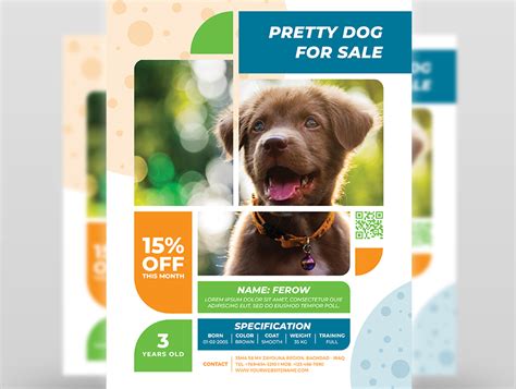 Puppies for Sale Flyer Template Gallery 2