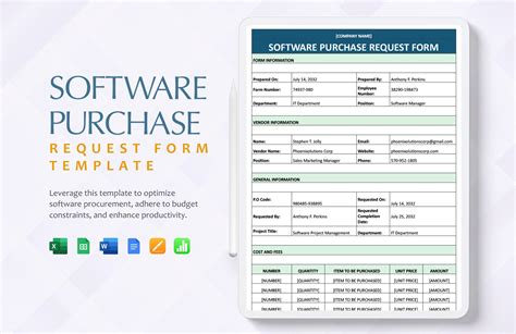 Purchase Request Software