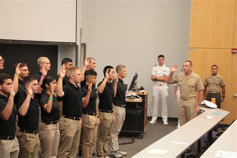 Image of Purdue University Navy ROTC students