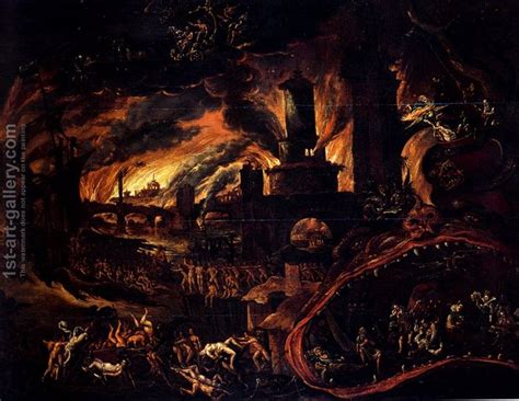 A medieval depiction of Purgatory