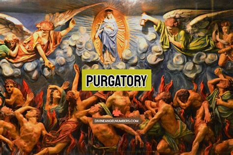 A depiction of Purgatory in modern times