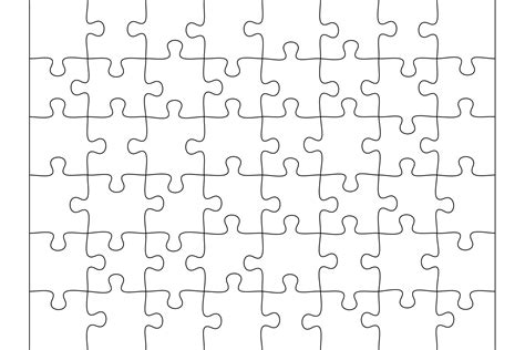 Puzzle Grid Template 10