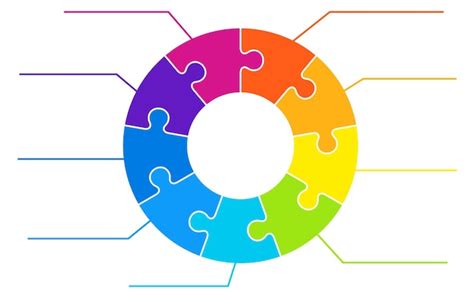 Puzzle Piece Diagram Templates