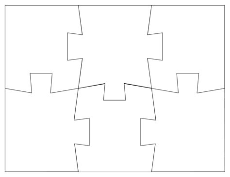 Puzzle piece template 10