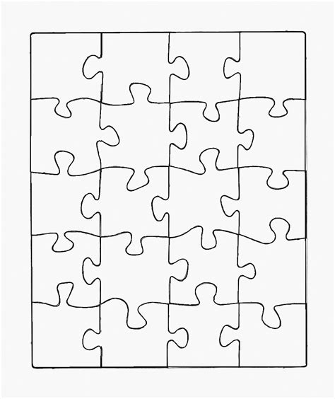 Software for creating 12-piece puzzle templates