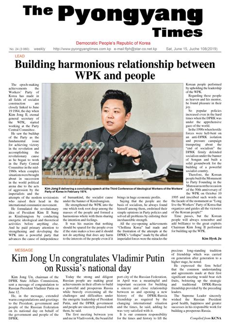 Pyongyang Time and the Global Community