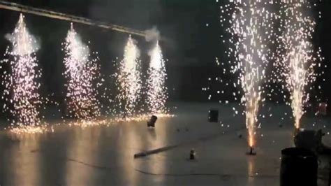 Pyrotechnic effect at a fireworks display