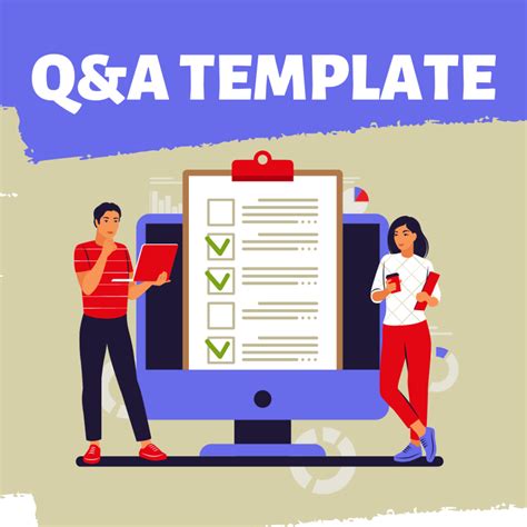 Q&A template for educational content creators