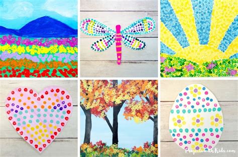 Q-tip painting ideas for kids