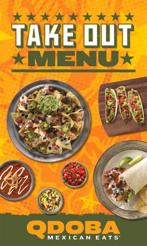 Qdoba Menu Printable