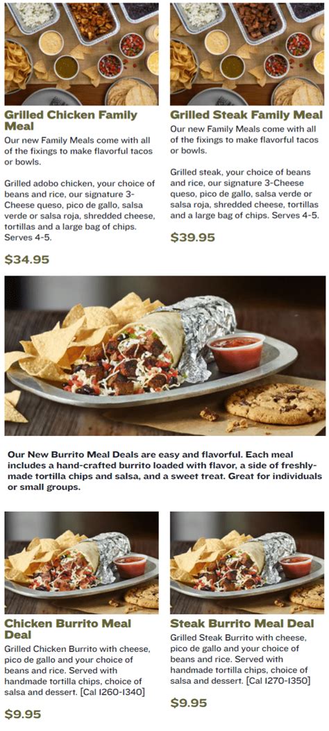 Qdoba Menu Printable Version Gallery 6