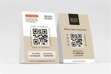 Beauty QR Code Flyer Template Design