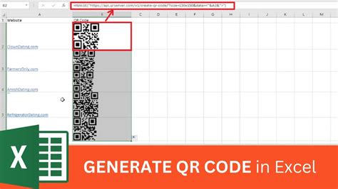 QR Code Plugin in Excel