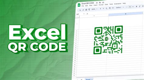 QR Code in Excel Example 2