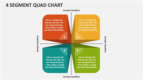 Quad Chart PowerPoint Template Free