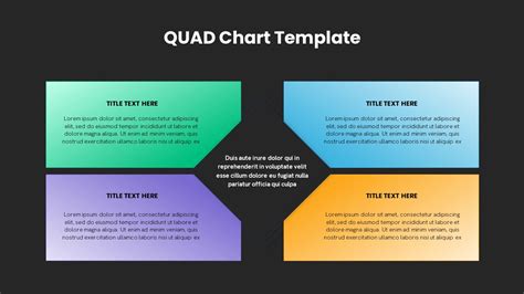 Quad Chart Template PowerPoint Download