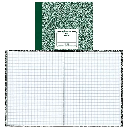 Quad-Ruled Lined Stationery Paper