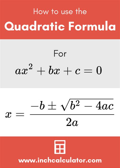 Quadratic Formula Calculator in Excel