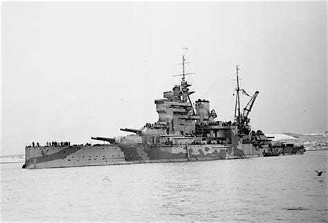 Queen Elizabeth Class Battleship Wartime Service