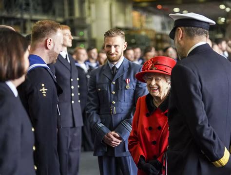 Queen Elizabeth crew at work