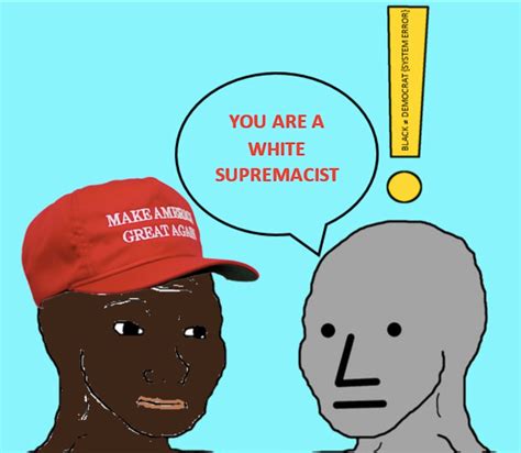 Angry NPC meme template creating engagement with questions